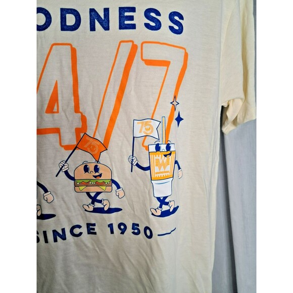 New 3XL Whataburger Shirt Retro Goodness 24/7 Pullover Short Sleeve - Picture 3 of 7